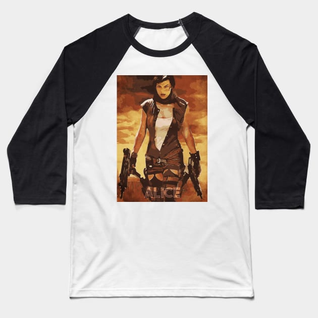 Alice Baseball T-Shirt by Durro